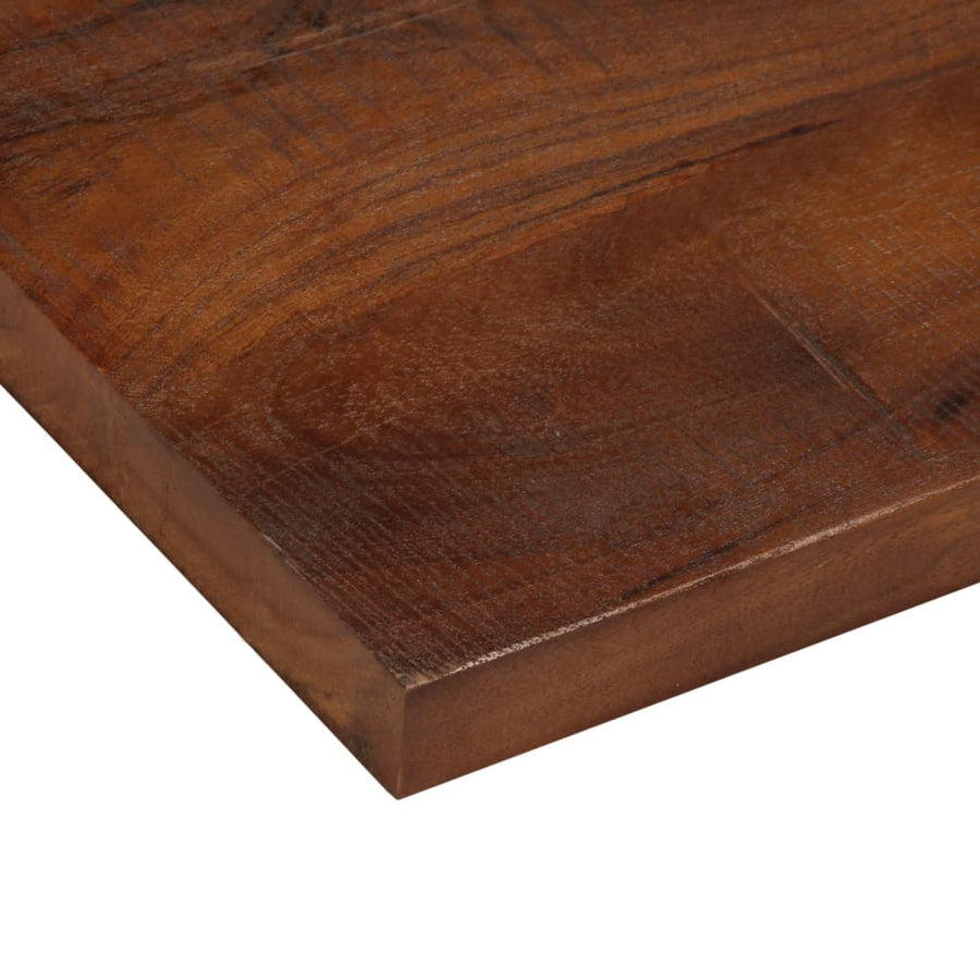 Tafelblad rechthoekig 80x20x3,8 cm massief gerecycled hout
