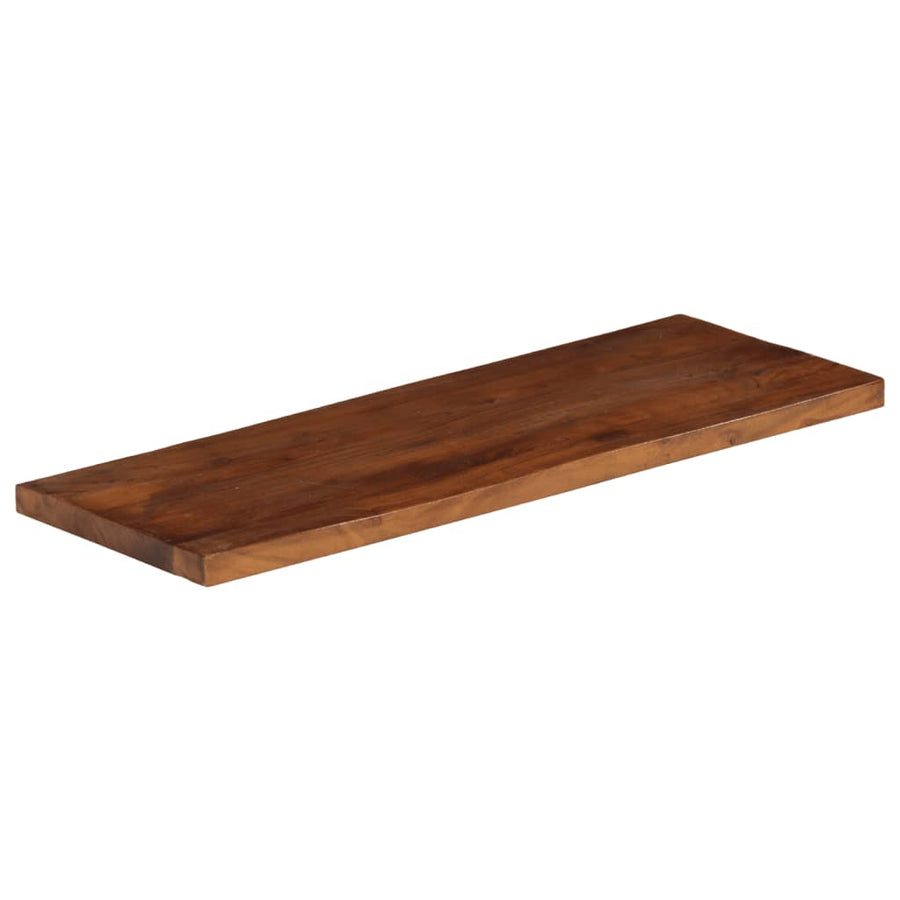 Tafelblad rechthoekig 90x20x3,8 cm massief gerecycled hout