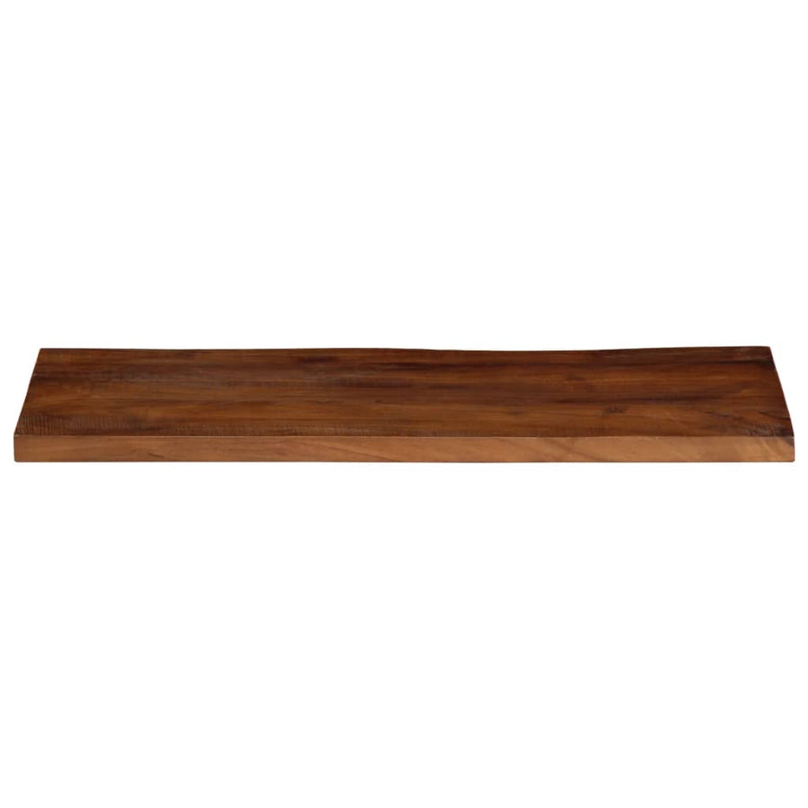 Tafelblad rechthoekig 90x20x3,8 cm massief gerecycled hout