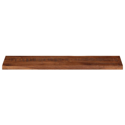 Tafelblad rechthoekig 100x20x3,8 cm massief gerecycled hout