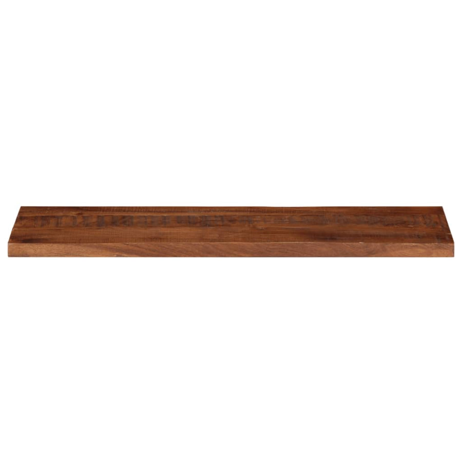 Tafelblad rechthoekig 100x20x3,8 cm massief gerecycled hout