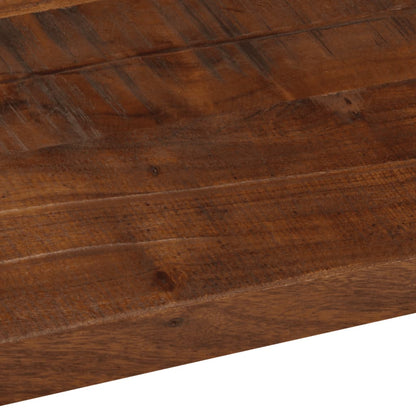 Tafelblad rechthoekig 100x20x3,8 cm massief gerecycled hout