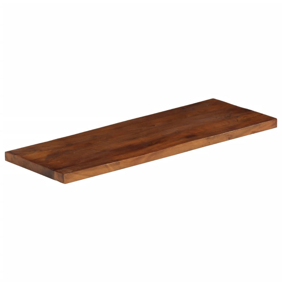Tafelblad rechthoekig 70x30x3,8 cm massief gerecycled hout