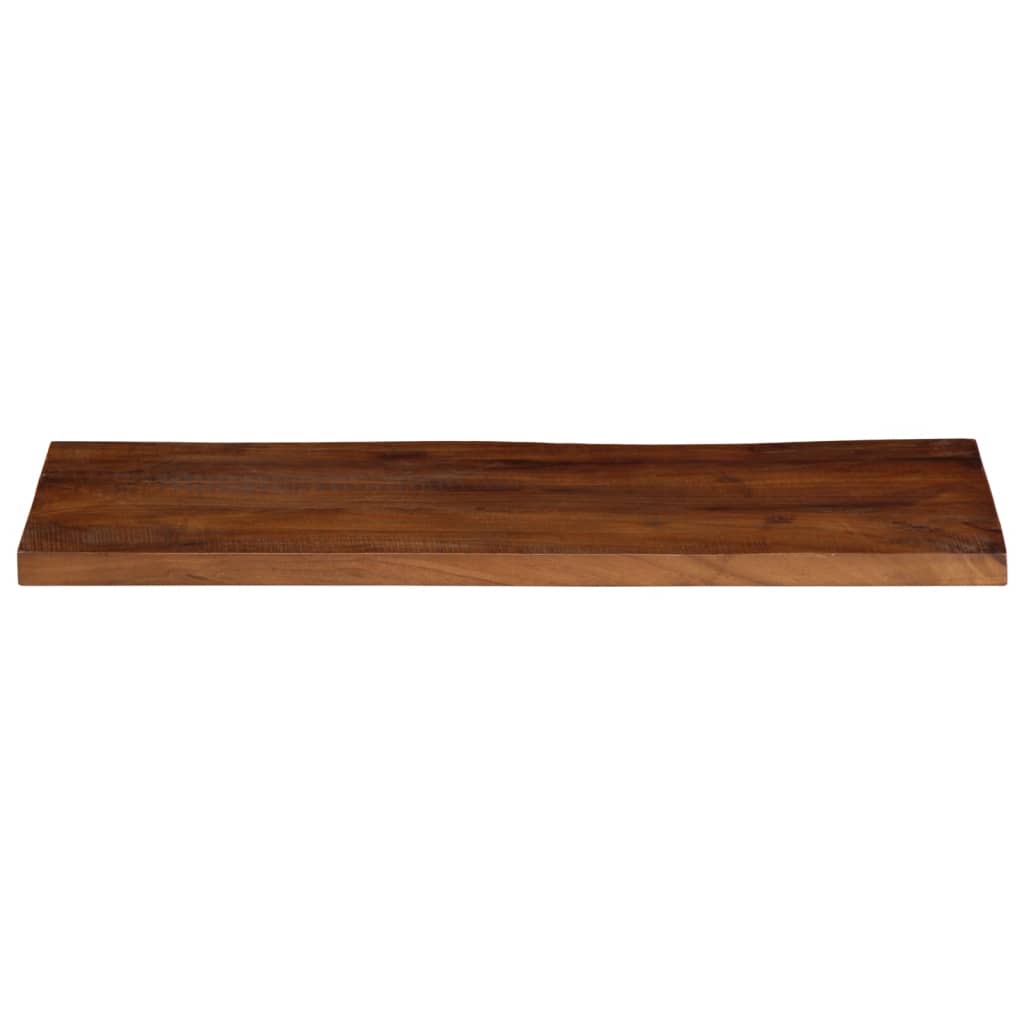 Tafelblad rechthoekig 80x30x3,8 cm massief gerecycled hout