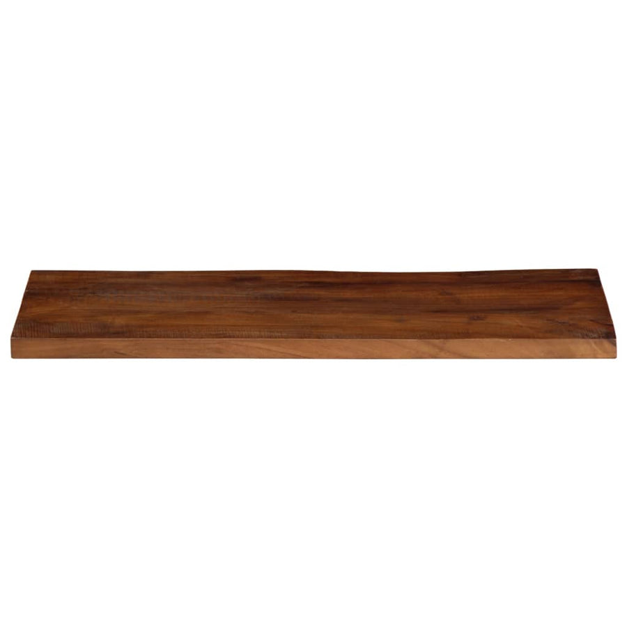 Tafelblad rechthoekig 80x30x3,8 cm massief gerecycled hout