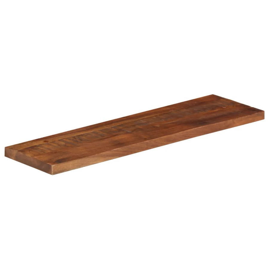 Tafelblad rechthoekig 110x30x3,8 cm massief gerecycled hout