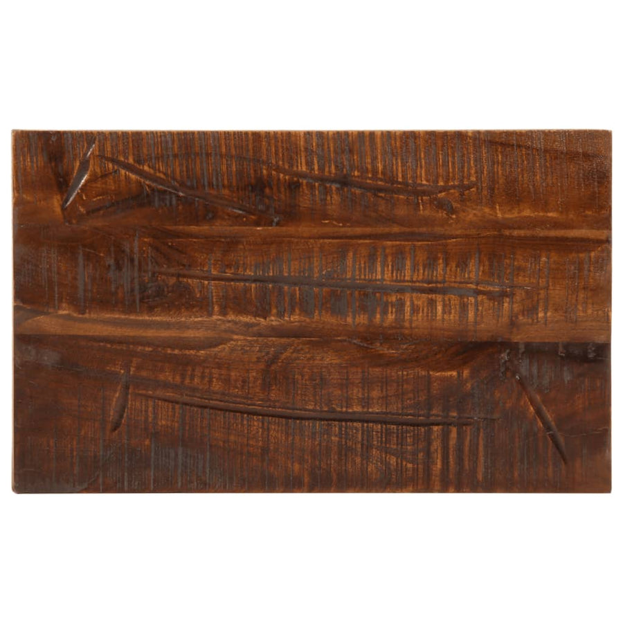 Tafelblad rechthoekig 50x40x3,8 cm massief gerecycled hout