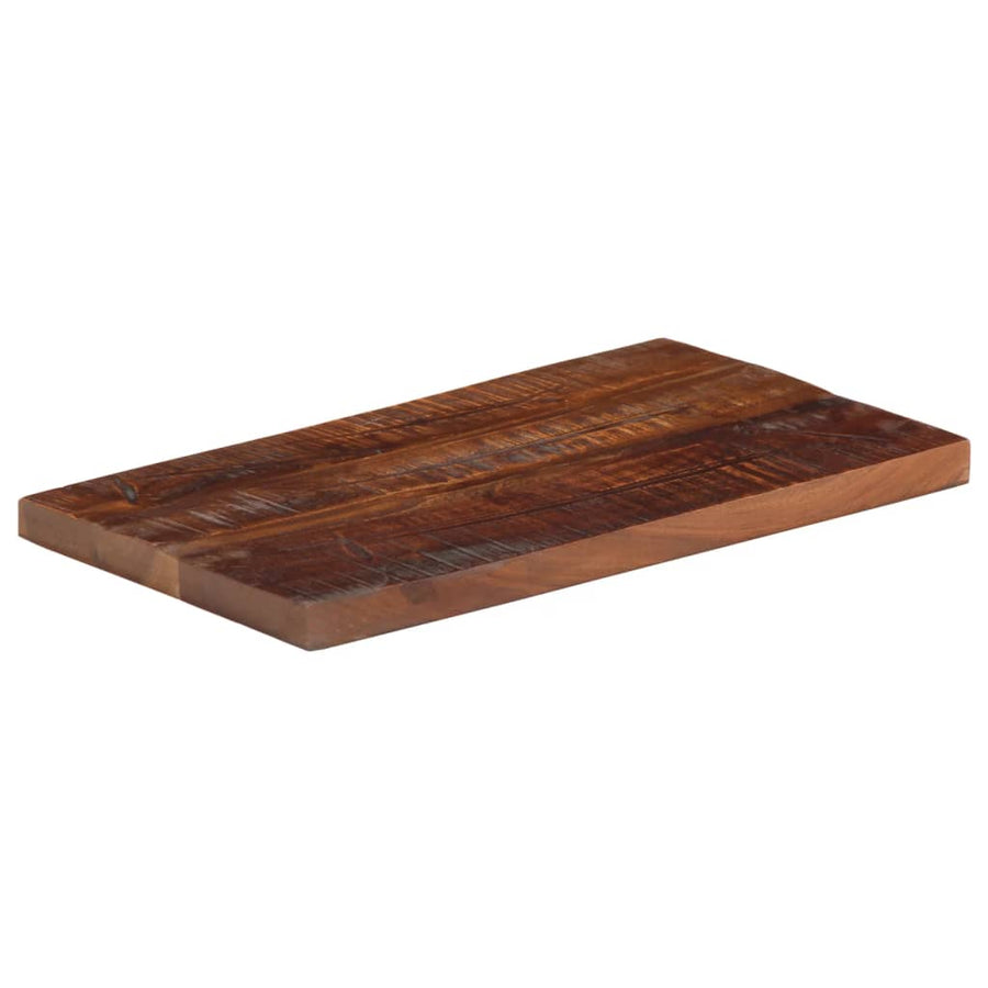 Tafelblad rechthoekig 50x40x3,8 cm massief gerecycled hout