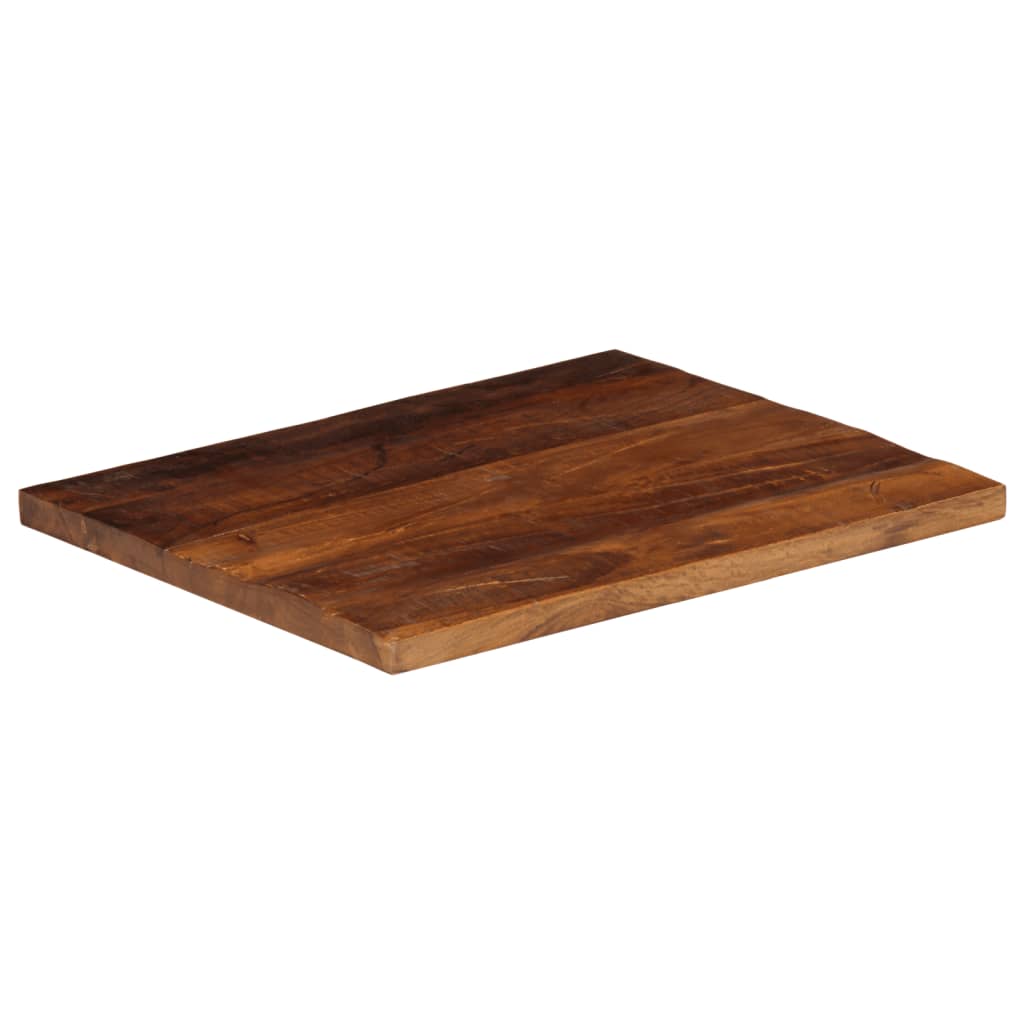 Tafelblad rechthoekig 60x50x3,8 cm massief gerecycled hout