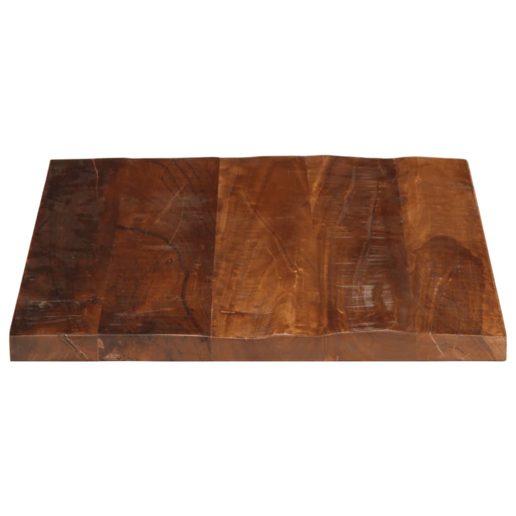 Tafelblad rechthoekig 60x50x3,8 cm massief gerecycled hout