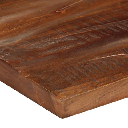 Tafelblad rechthoekig 60x50x3,8 cm massief gerecycled hout
