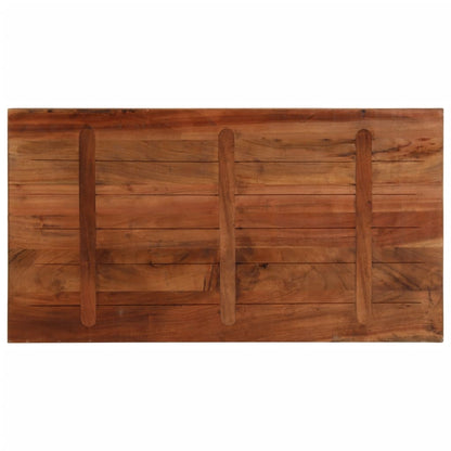 Tafelblad Rechthoekig 110X60X3,8 Cm Massief Gerecycled Hout Gerecycled Hout (Naturel) 38 mm 110 x 60 cm