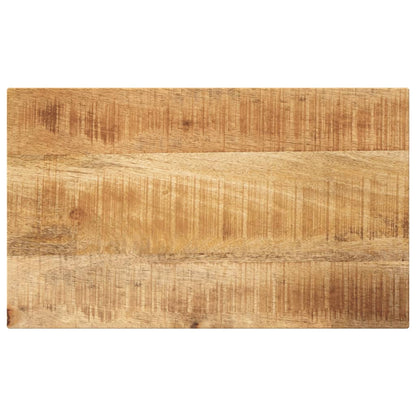 Tafelblad Rechthoekig 60X20X2,5 Cm Massief Ruw Mangohout Ruw Mangohout (Naturel) 25 mm 60 x 20 cm