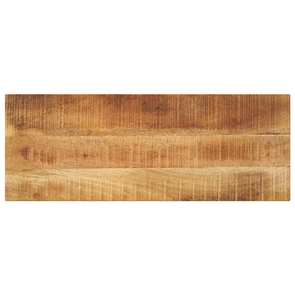 Tafelblad Rechthoekig 90X20X2,5 Cm Massief Ruw Mangohout Ruw Mangohout (Naturel)