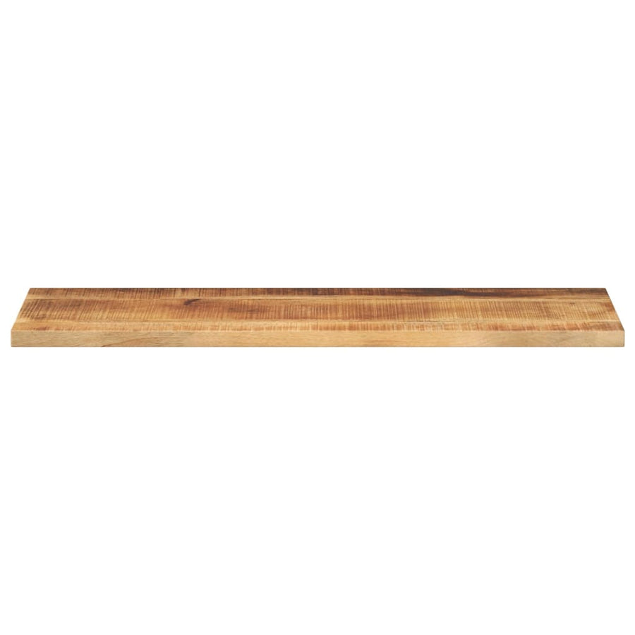 Tafelblad Rechthoekig 100X20X2,5 Cm Massief Ruw Mangohout Ruw Mangohout (Naturel) 25 mm 100 x 20 cm