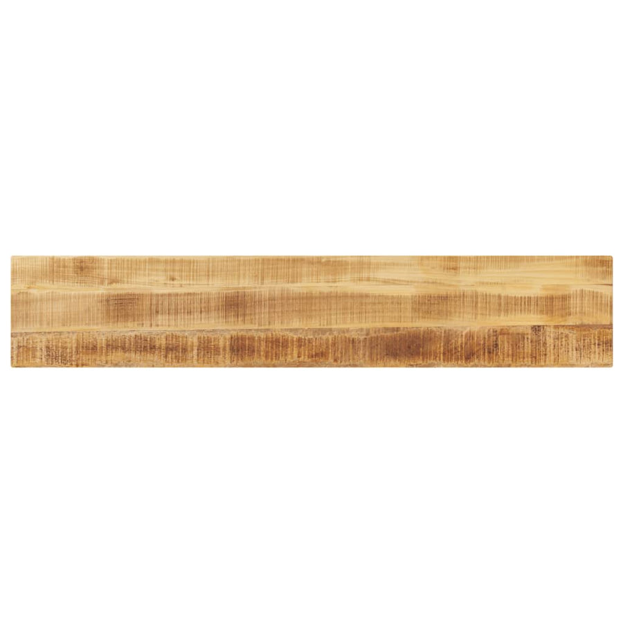 Tafelblad rechthoekig 140x20x2,5 cm massief ruw mangohout