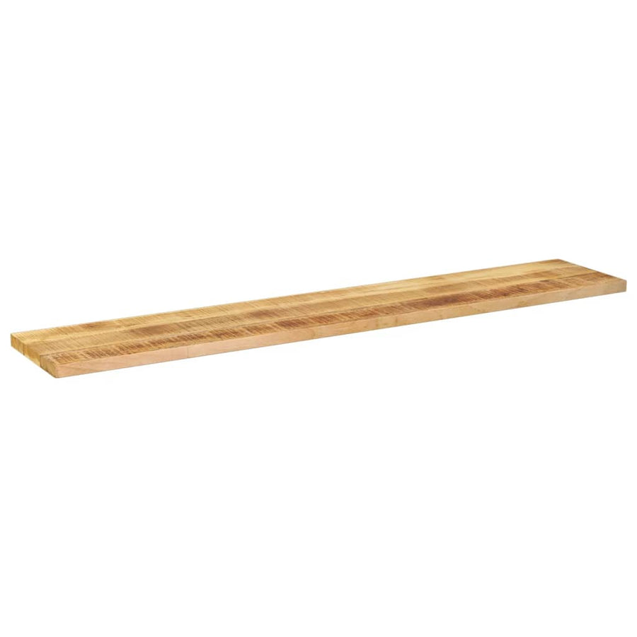 Tafelblad rechthoekig 140x20x2,5 cm massief ruw mangohout