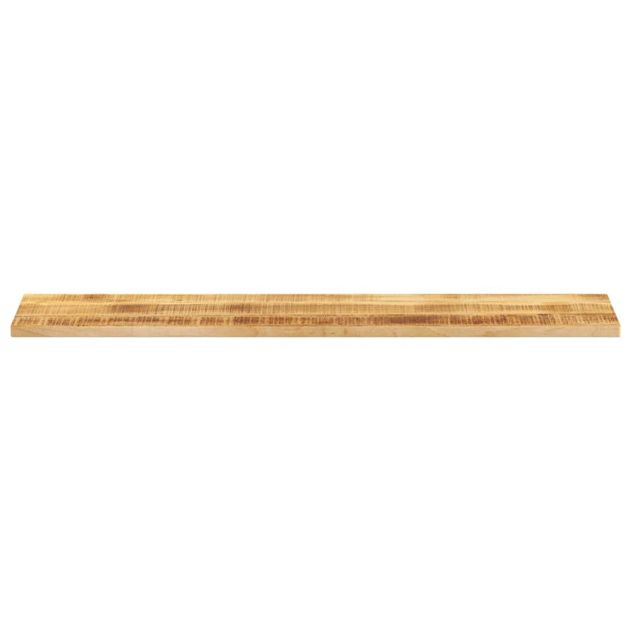 Tafelblad rechthoekig 140x20x2,5 cm massief ruw mangohout