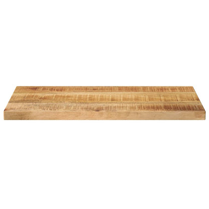 Tafelblad rechthoekig 60x30x2,5 cm massief ruw mangohout