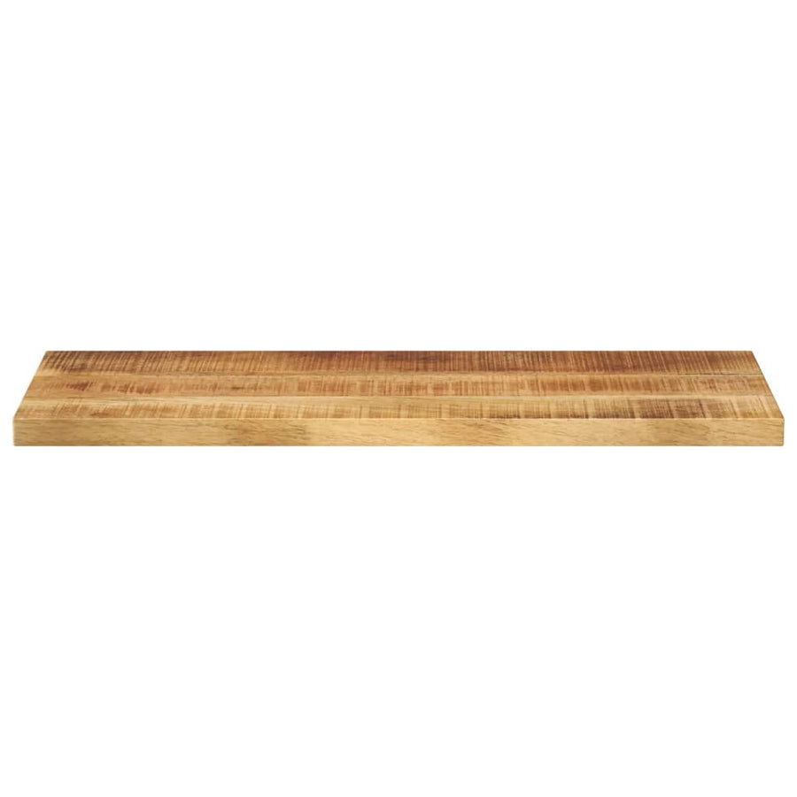 Tafelblad rechthoekig 70x30x2,5 cm massief ruw mangohout