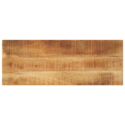 Tafelblad Rechthoekig 90X30X2,5 Cm Naturel 25 mm 90 x 30 cm Massief ruw mangohout
