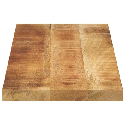 Tafelblad Rechthoekig 90X30X2,5 Cm Naturel 25 mm 90 x 30 cm Massief ruw mangohout