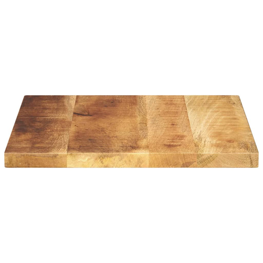 Tafelblad Vierkant 40X40X2,5 Cm Massief Ruw Mangohout Ruw Mangohout (Naturel) 25 mm 40 x 40 cm