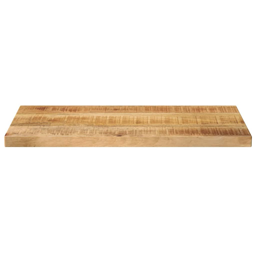 Tafelblad Rechthoekig 60X40X2,5 Cm Massief Ruw Mangohout Ruw Mangohout (Naturel) 25 mm 60 x 40 cm