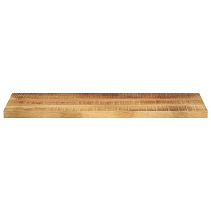 Tafelblad Rechthoekig 90X40X2,5 Cm Massief Ruw Mangohout Ruw Mangohout (Naturel) 25 mm 90 x 40 cm