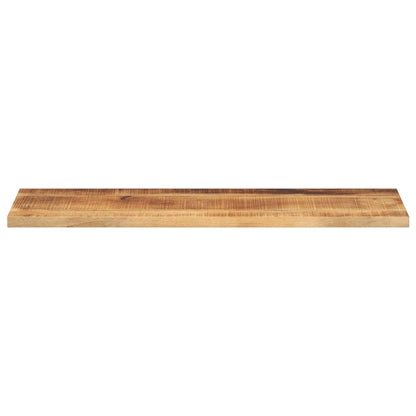 Tafelblad Rechthoekig 120X40X2,5 Cm Massief Ruw Mangohout Ruw Mangohout (Naturel) 25 mm 120 x 40 cm