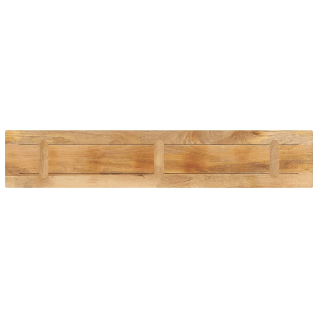 Tafelblad Rechthoekig 160X40X2,5 Cm Massief Ruw Mangohout