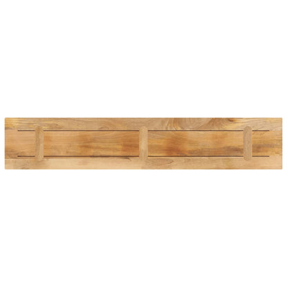 Tafelblad Rechthoekig 160X40X2,5 Cm Massief Ruw Mangohout