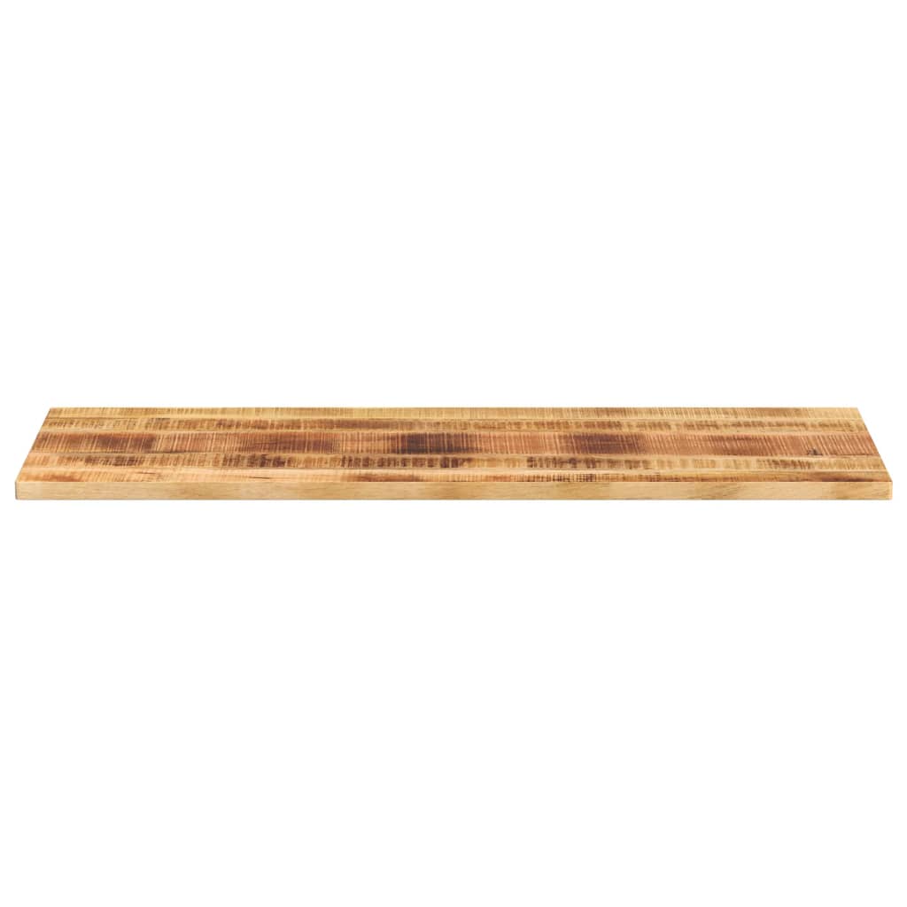Tafelblad Rechthoekig 140X50X2,5 Cm Massief Ruw Mangohout Ruw Mangohout (Naturel) 25 mm
