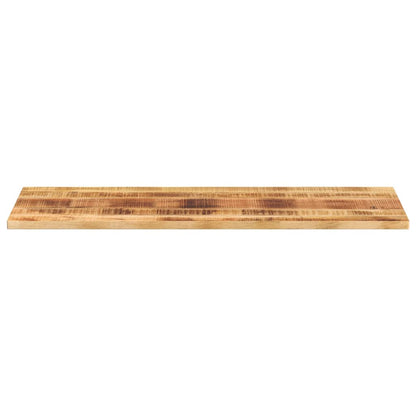 Tafelblad Rechthoekig 140X50X2,5 Cm Massief Ruw Mangohout Ruw Mangohout (Naturel) 25 mm