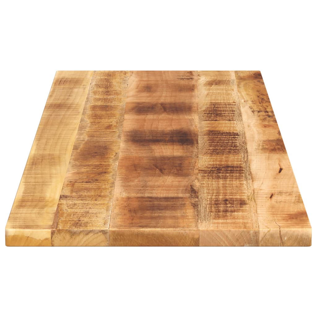 Tafelblad Rechthoekig 140X50X2,5 Cm Massief Ruw Mangohout Ruw Mangohout (Naturel) 25 mm