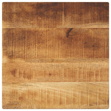 Tafelblad Vierkant 60X60X1,5 Cm Massief Ruw Mangohout Ruw Mangohout (Naturel) 15 mm 60 x 60 cm