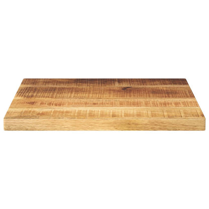 Tafelblad vierkant 60x60x2,5 cm massief ruw mangohout