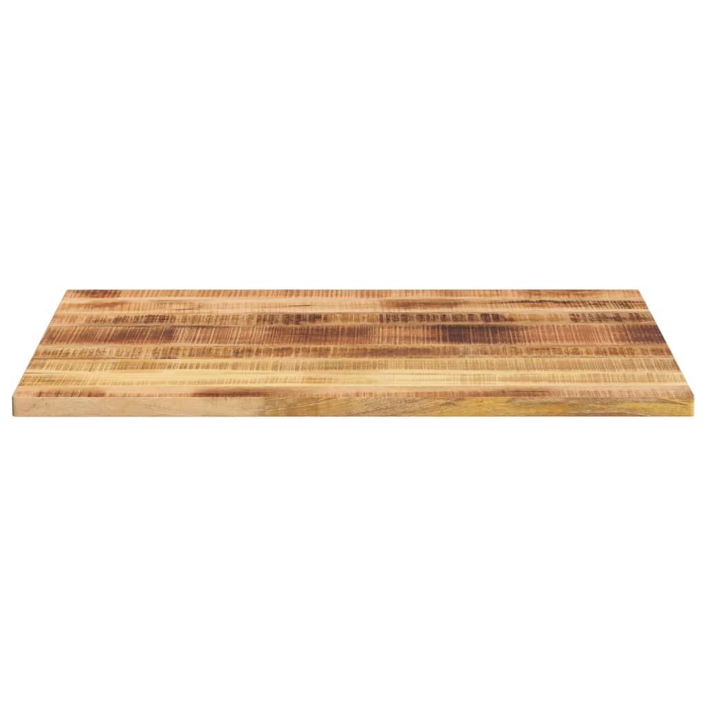 Tafelblad rechthoekig 110x80x2,5 cm massief ruw mangohout