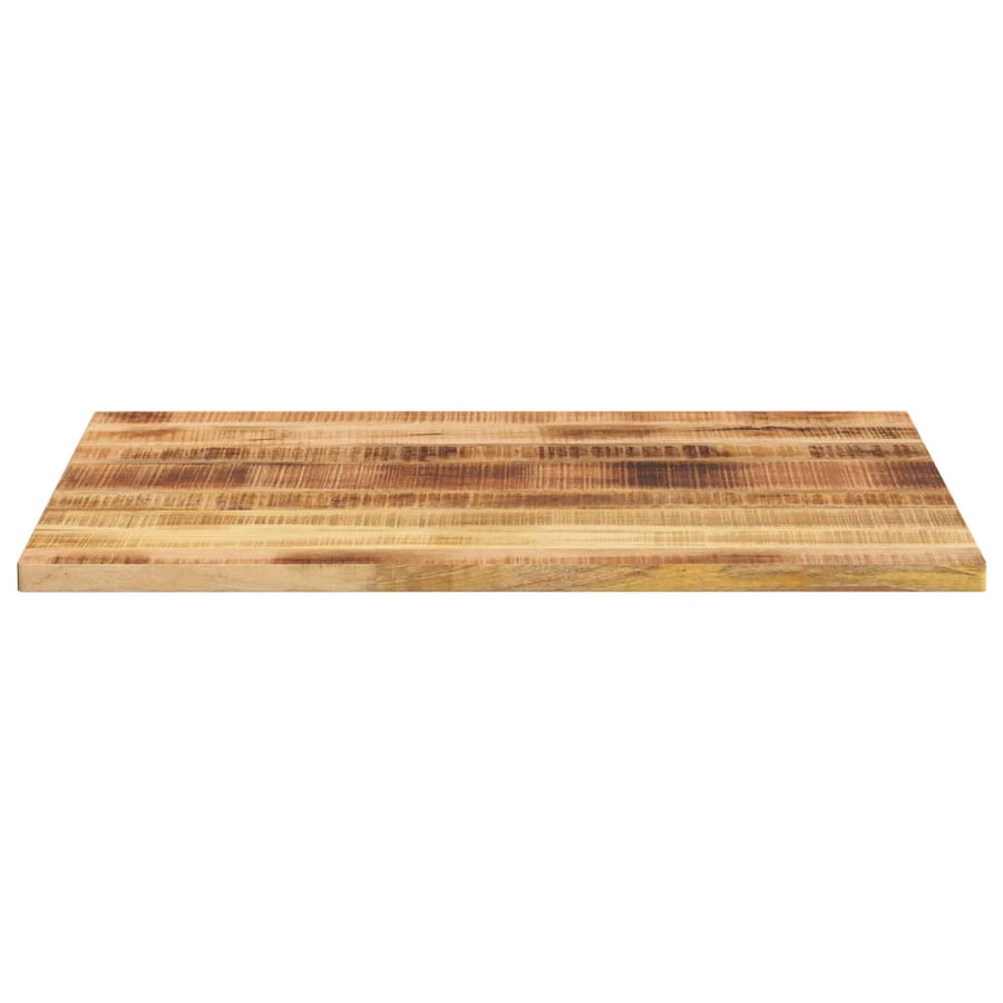 Tafelblad rechthoekig 110x80x2,5 cm massief ruw mangohout