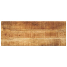 Tafelblad rechthoekig 70x20x3,8 cm massief ruw mangohout
