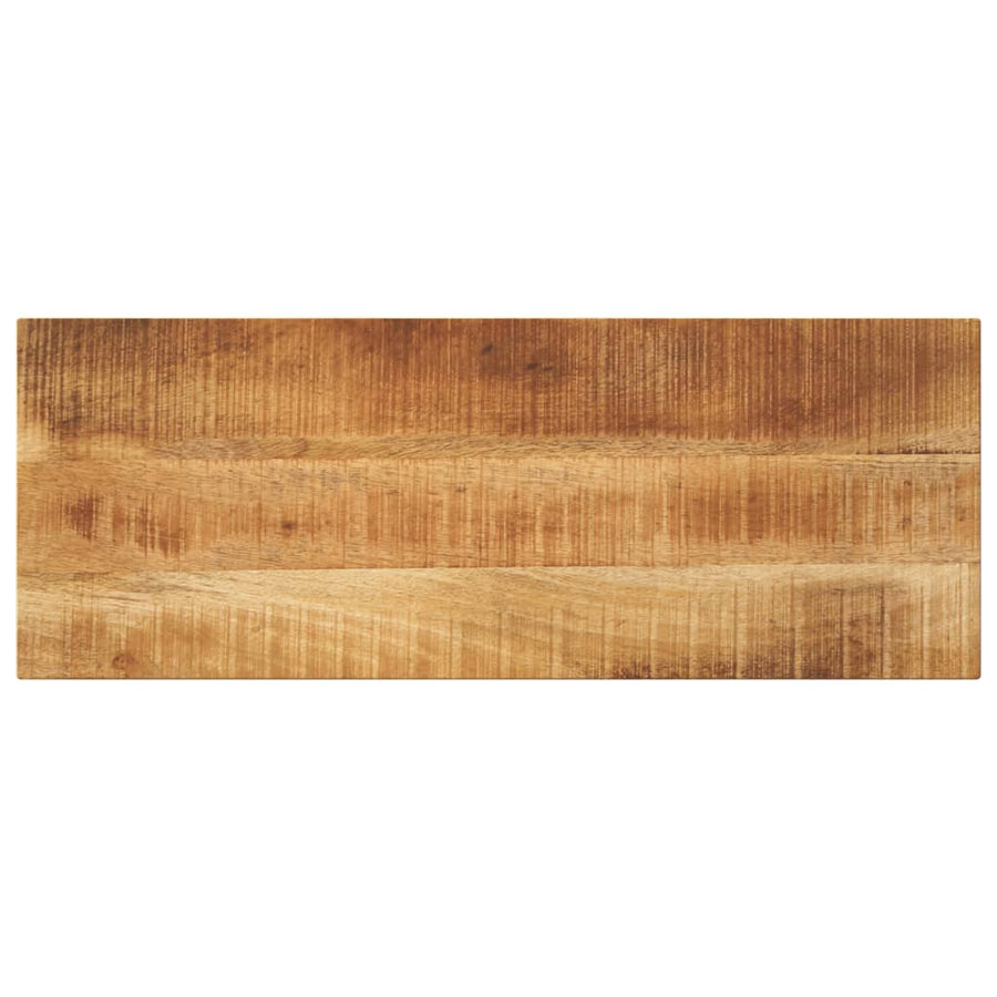 Tafelblad rechthoekig 70x20x3,8 cm massief ruw mangohout