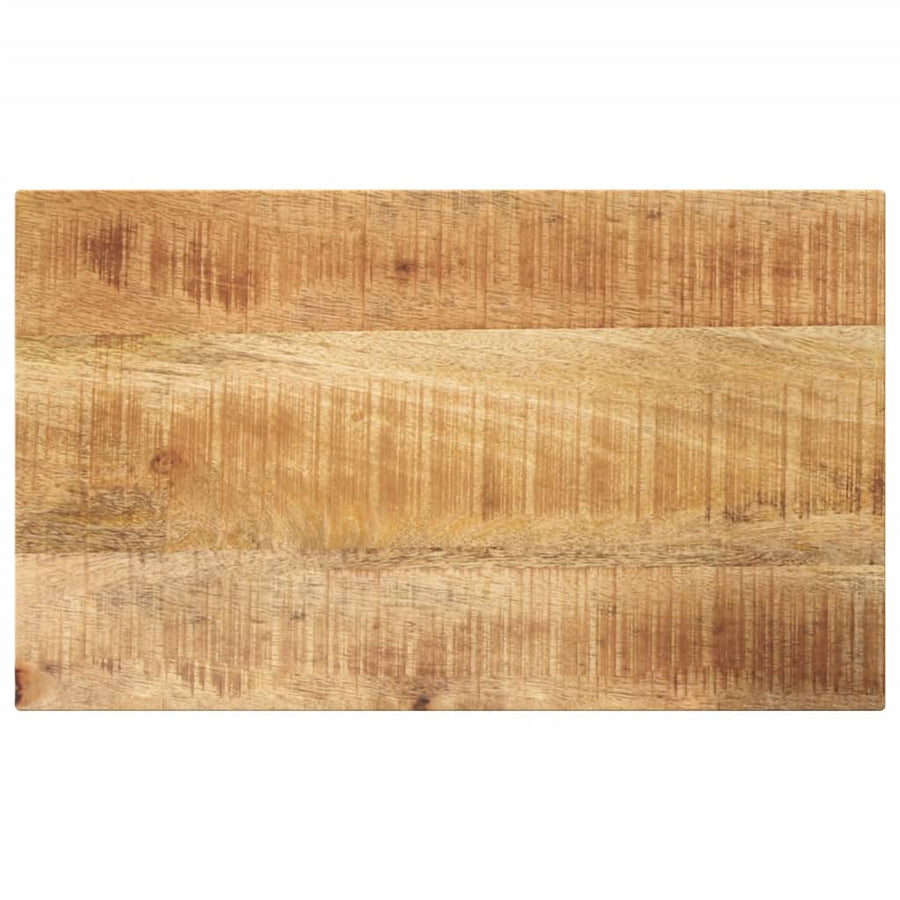 Tafelblad rechthoekig 40x30x3,8 cm massief ruw mangohout