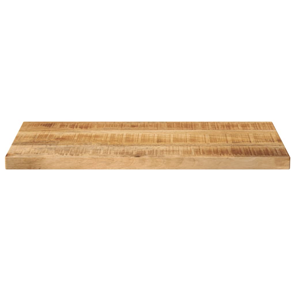 Tafelblad rechthoekig 40x30x3,8 cm massief ruw mangohout