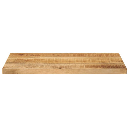 Tafelblad rechthoekig 40x30x3,8 cm massief ruw mangohout