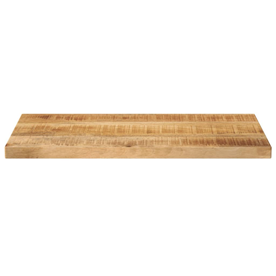 Tafelblad rechthoekig 40x30x3,8 cm massief ruw mangohout