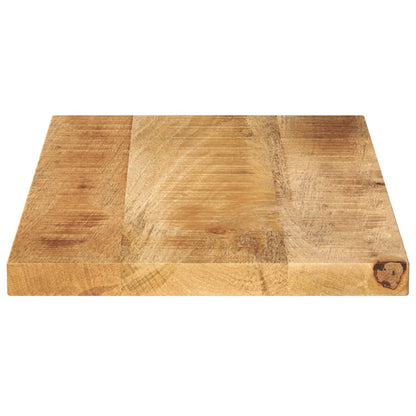 Tafelblad rechthoekig 40x30x3,8 cm massief ruw mangohout