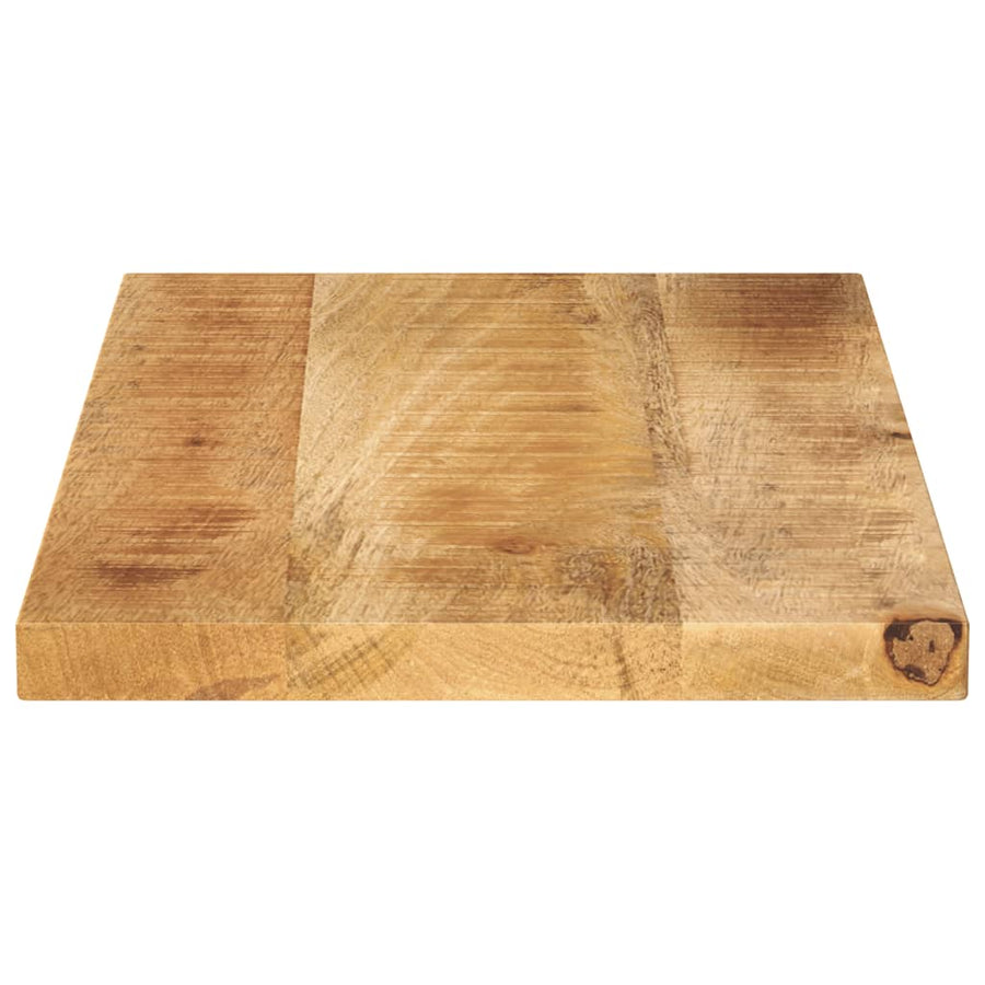 Tafelblad rechthoekig 40x30x3,8 cm massief ruw mangohout