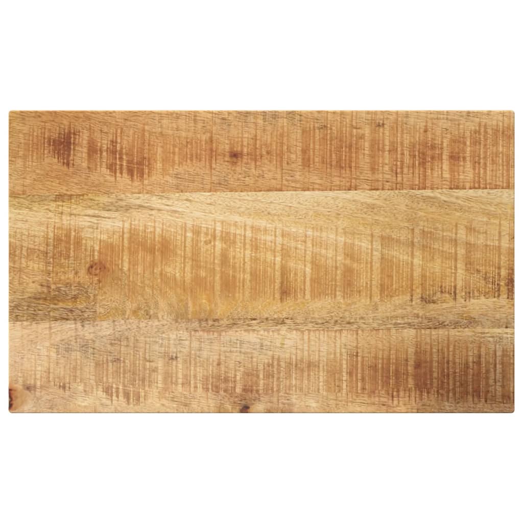 Tafelblad rechthoekig 50x30x3,8 cm massief ruw mangohout
