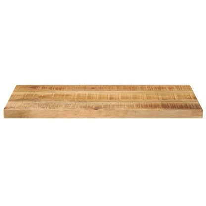 Tafelblad rechthoekig 50x30x3,8 cm massief ruw mangohout