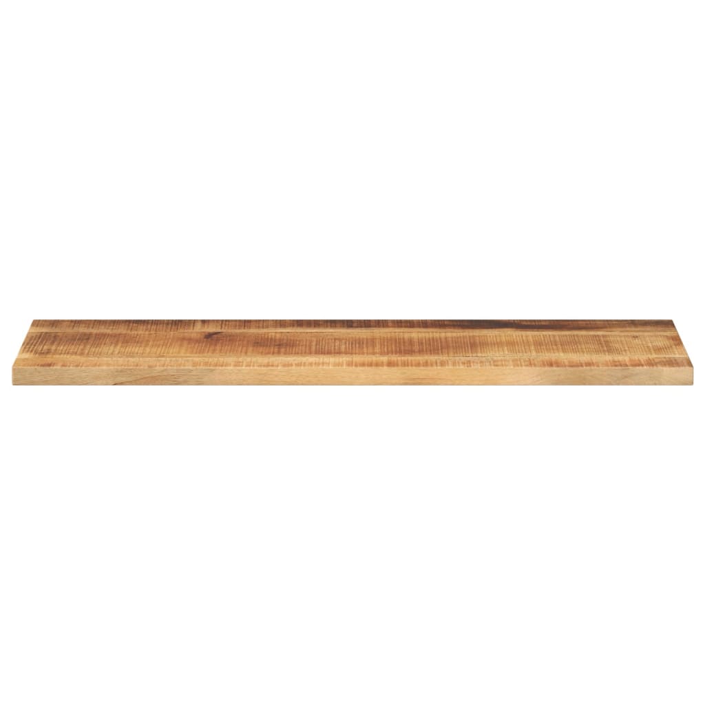 Tafelblad rechthoekig 120x40x3,8 cm massief ruw mangohout